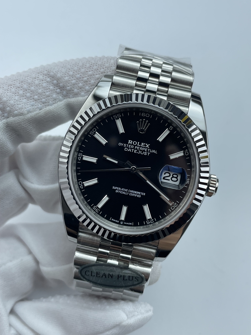 (준비완료/특급배송)NO.3433/CLEAN PLUS공장 롤렉스 데이저스트 41미리 블랙 바인덱스 쥬빌레 플루티드