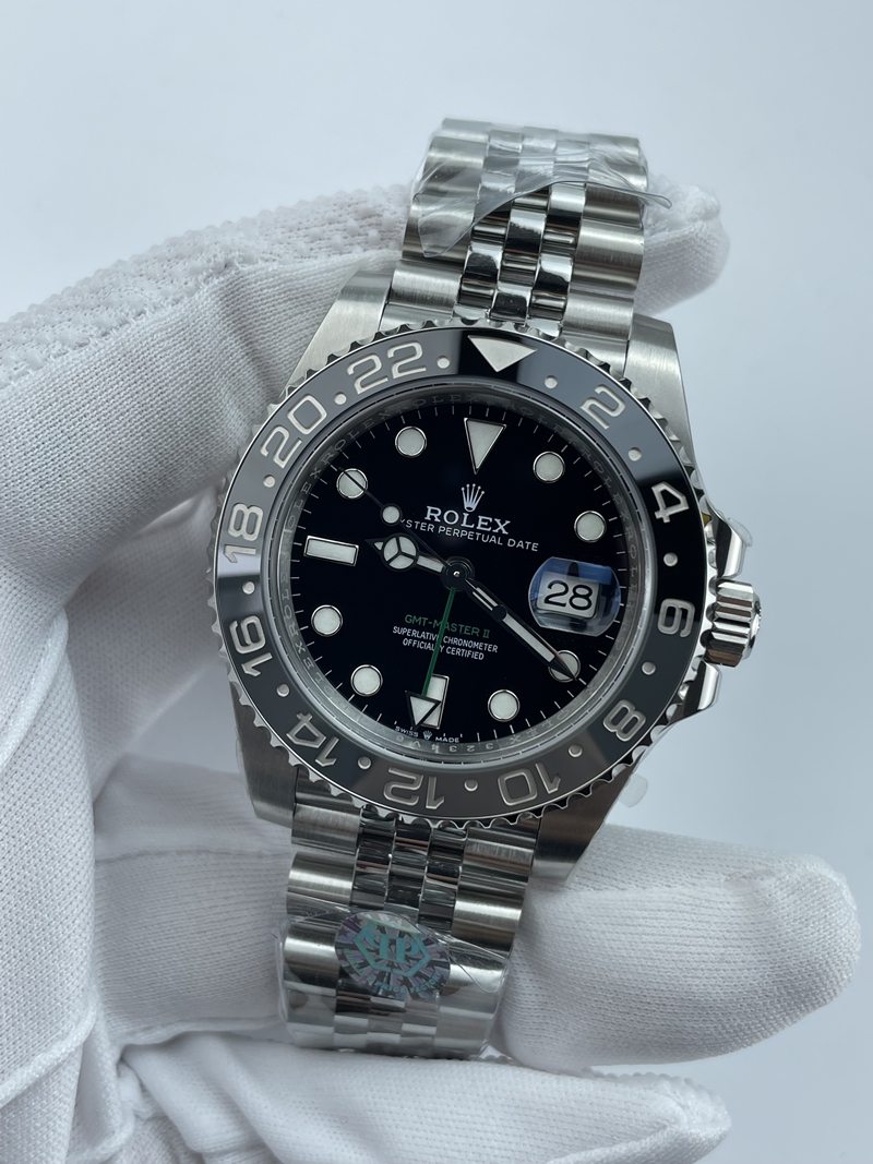(준비완료/특급배송)NO.3450/롤렉스 지엠티마스터2 블랙그레이 쥬빌레 QP공장