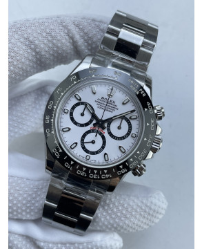 (준비완료/특급배송)NO.3712/초특급 갓성비 데이토나 스틸 세라믹베젤 화이트